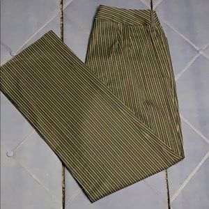 Striped dress pants